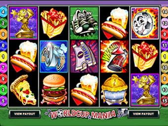 World Cup Mania, a new Microgaming Video Slot that will be released in May at Wild Jack Casino!