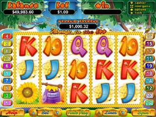 Click here now to play Honey To The Bee at King Solomons Casino!