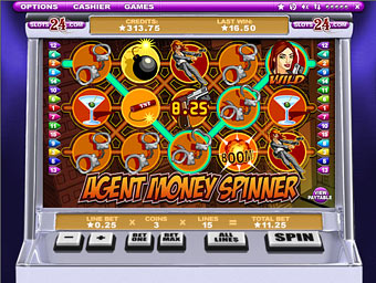 Agent Money Spinner is a quality Video Slot from Slots24 Casino - click here to play now!